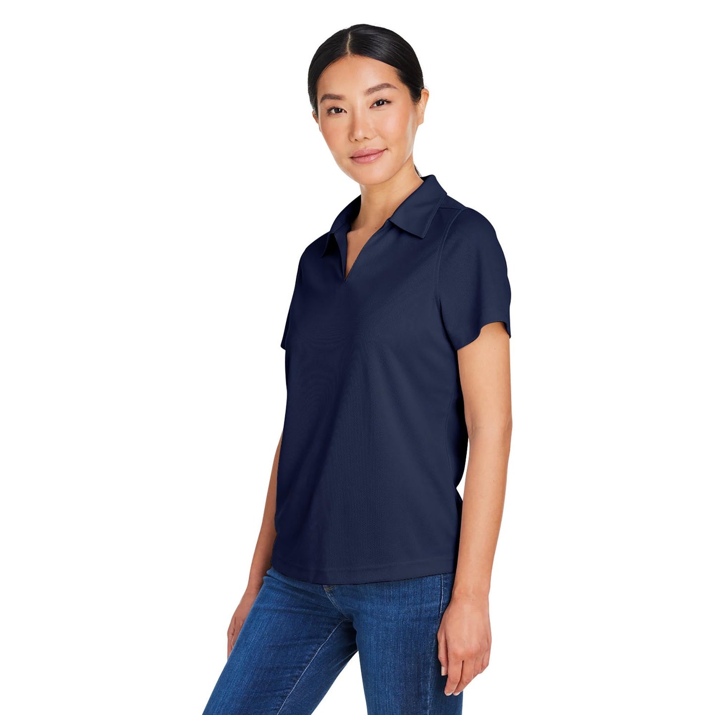 Black Polo Shirt - Core 365 - Snag Resistant Mesh
