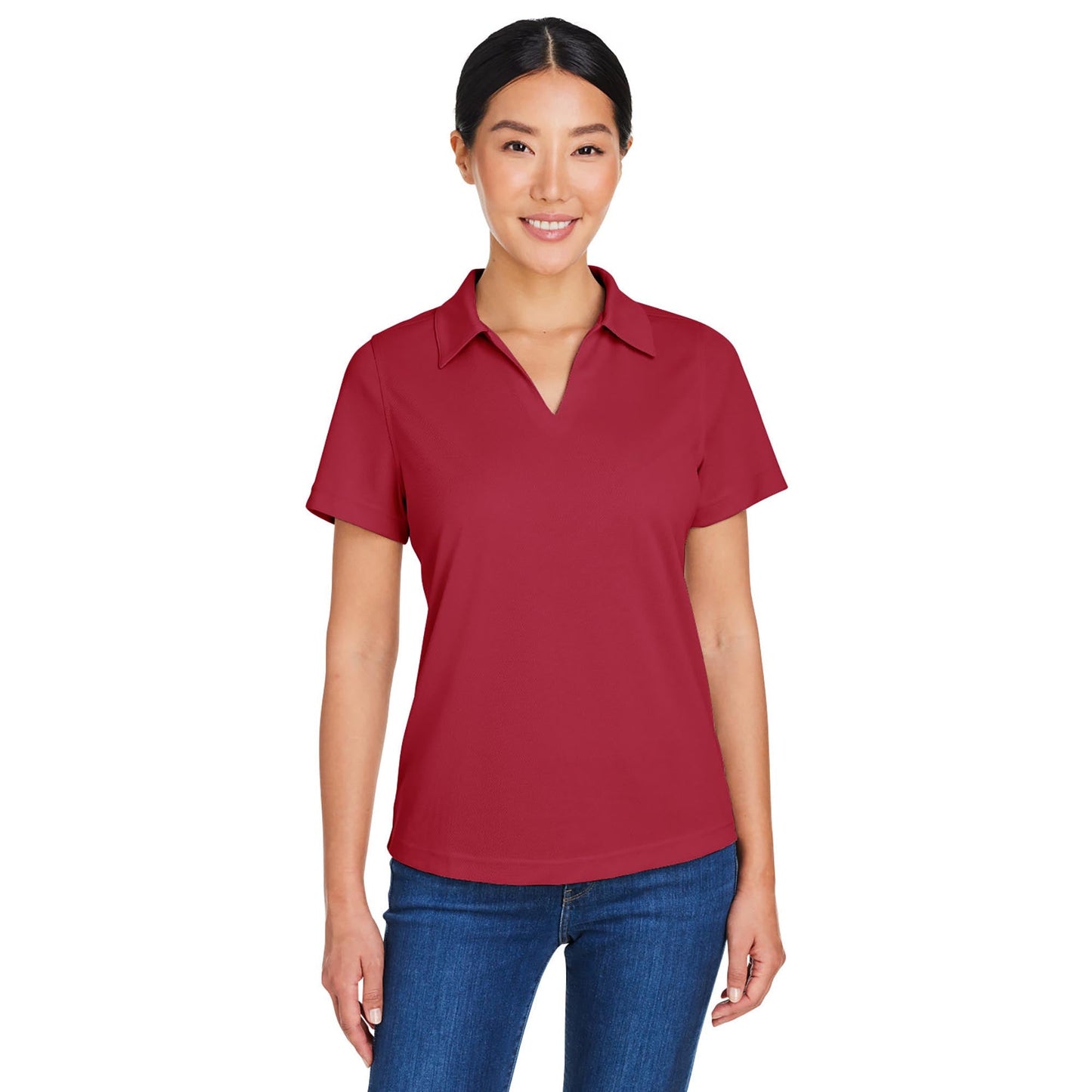 Black Polo Shirt - Core 365 - Snag Resistant Mesh