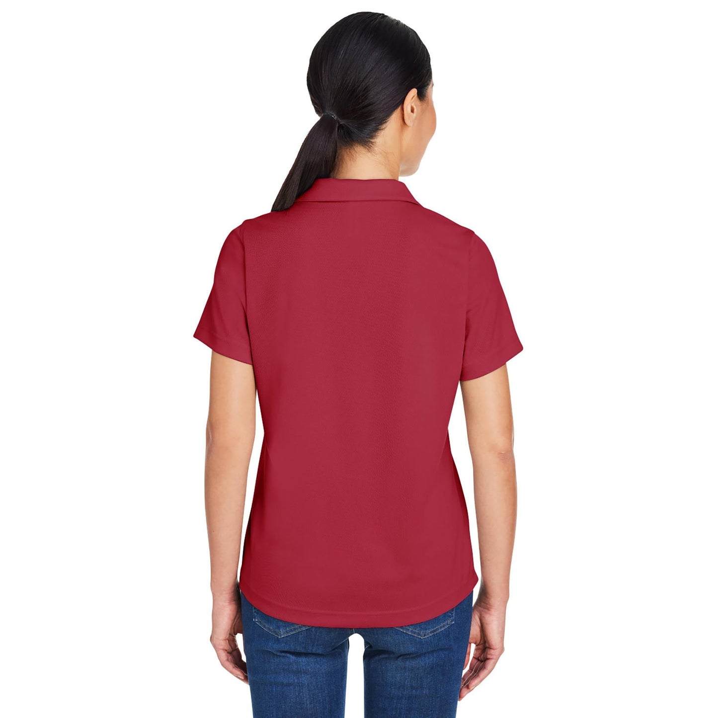 Black Polo Shirt - Core 365 - Snag Resistant Mesh