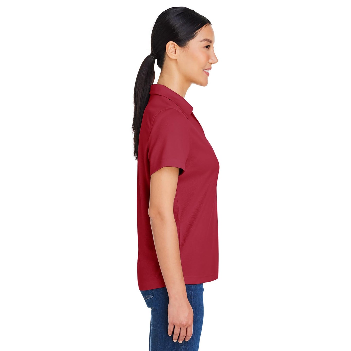 Black Polo Shirt - Core 365 - Snag Resistant Mesh