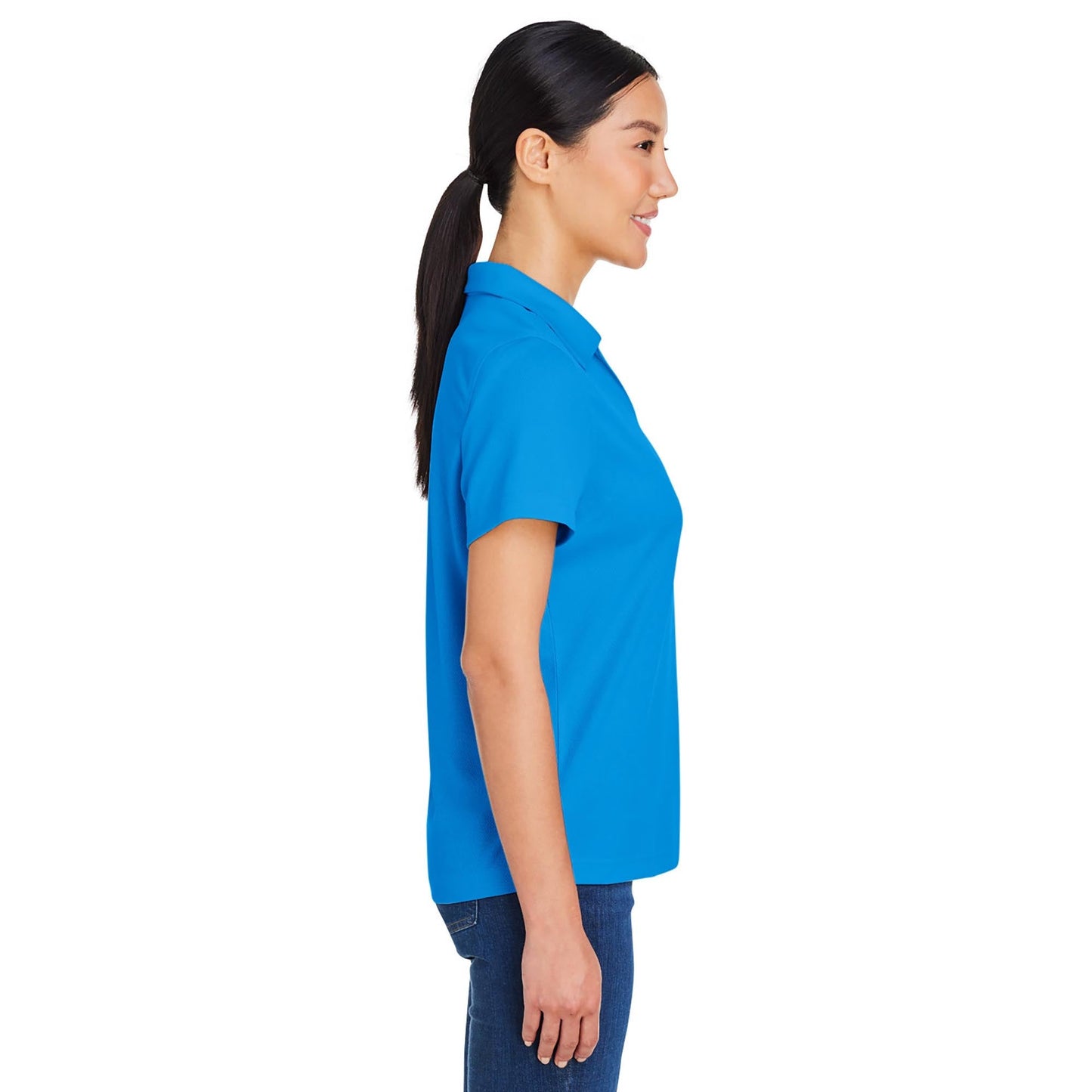 Black Polo Shirt - Core 365 - Snag Resistant Mesh