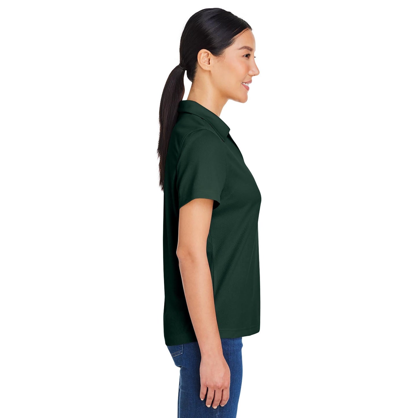 Black Polo Shirt - Core 365 - Snag Resistant Mesh