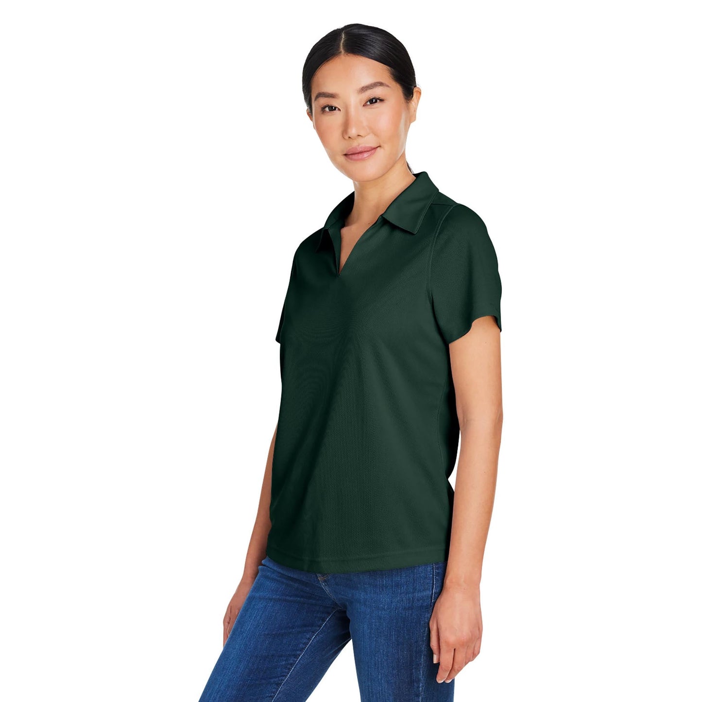 Black Polo Shirt - Core 365 - Snag Resistant Mesh