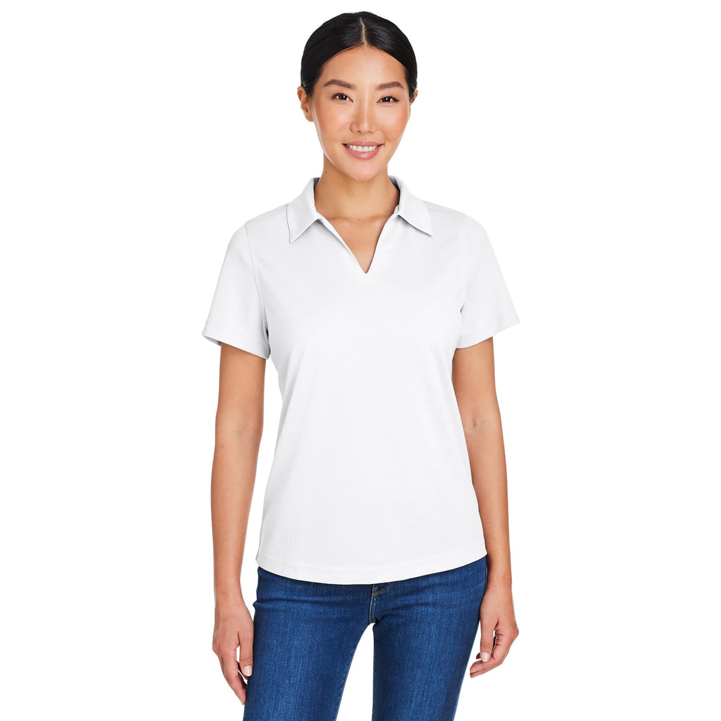 Black Polo Shirt - Core 365 - Snag Resistant Mesh