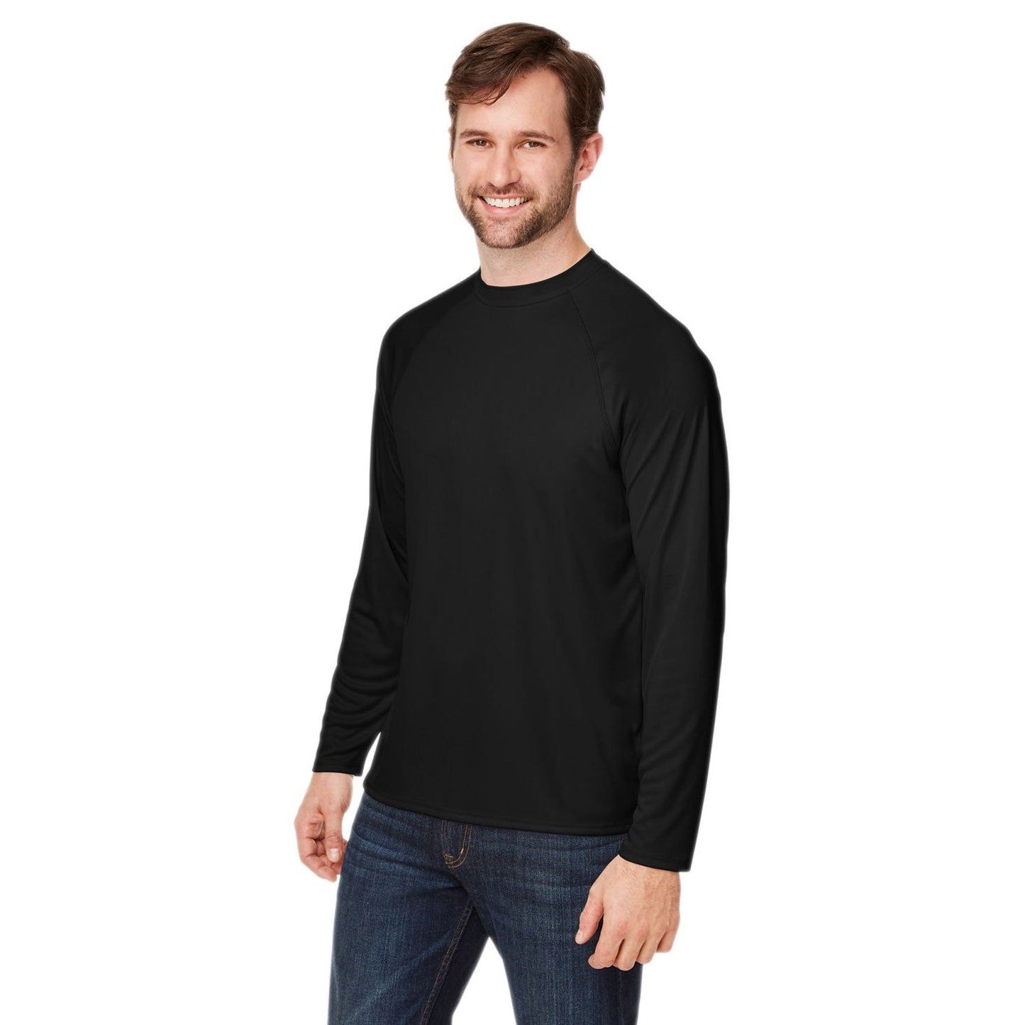 Black T-Shirts - Core 365 - UV Protection 50+