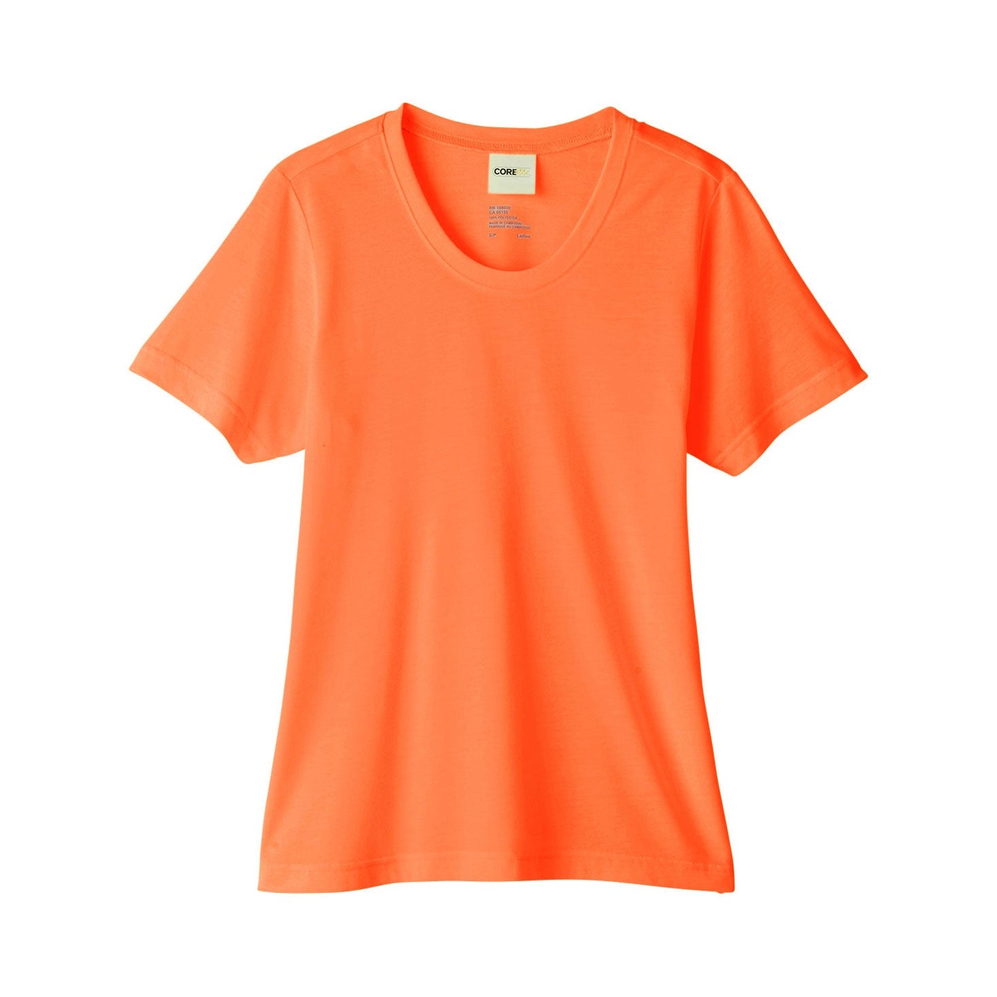 Black T-Shirts - Core 365 - Ladies Performance Soft