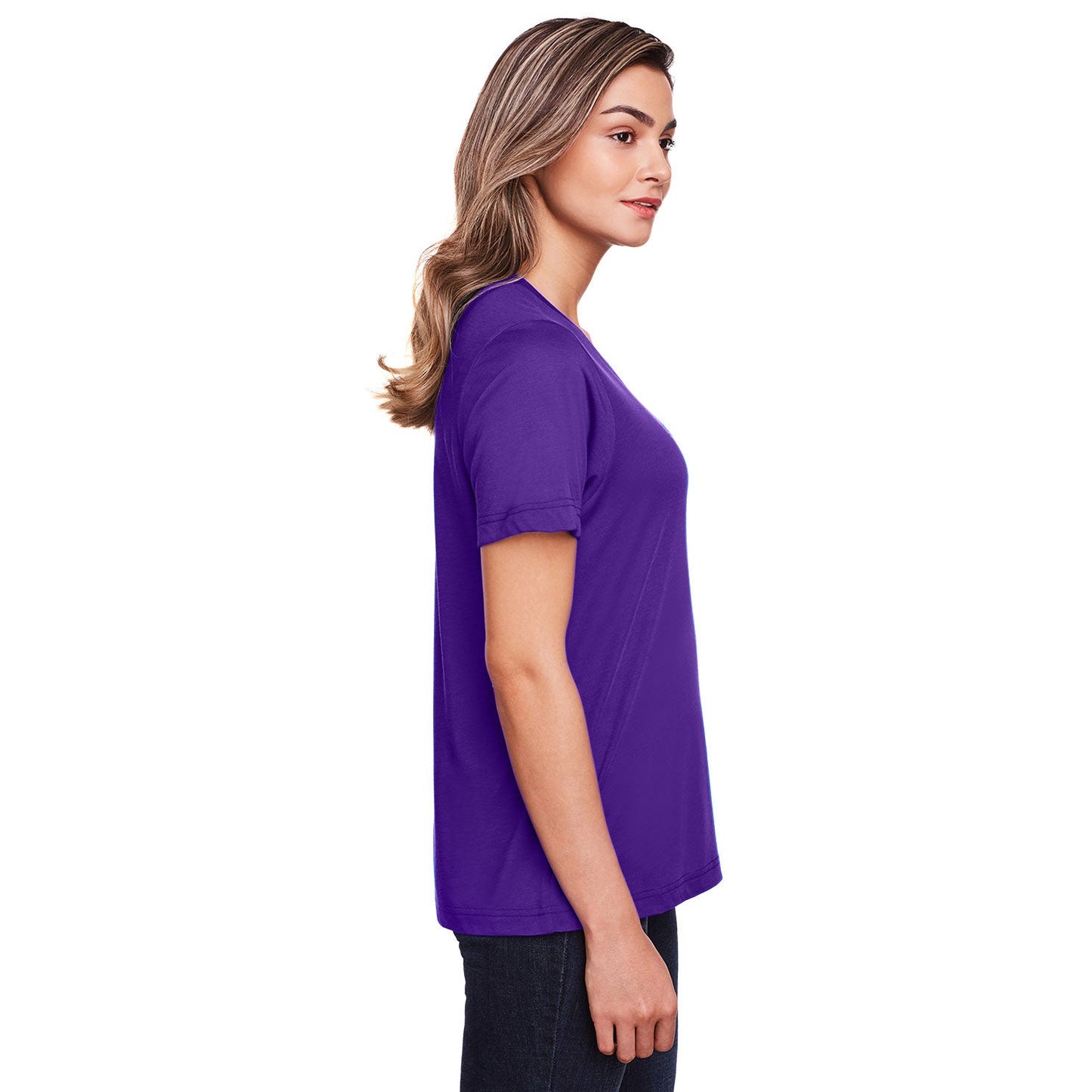 Black T-Shirts - Core 365 - Ladies Performance Soft