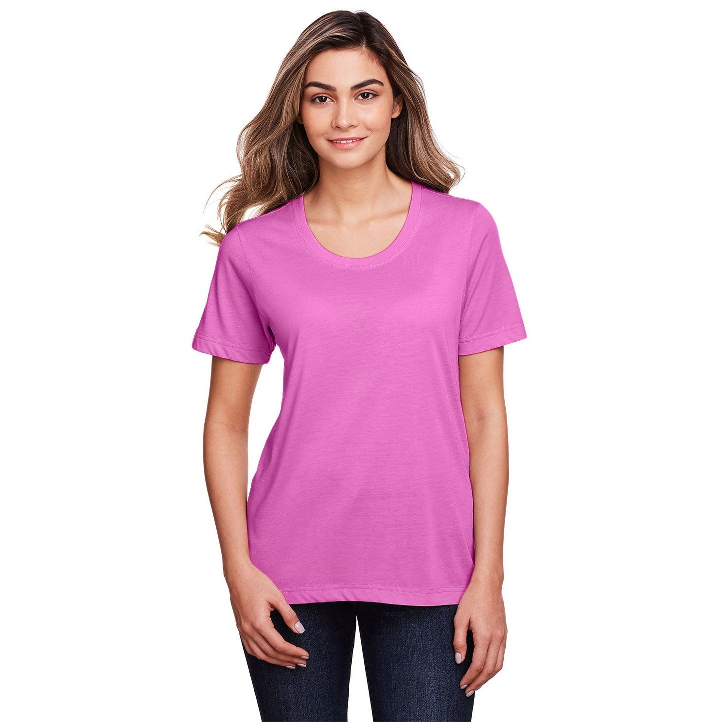 Black T-Shirts - Core 365 - Ladies Performance Soft