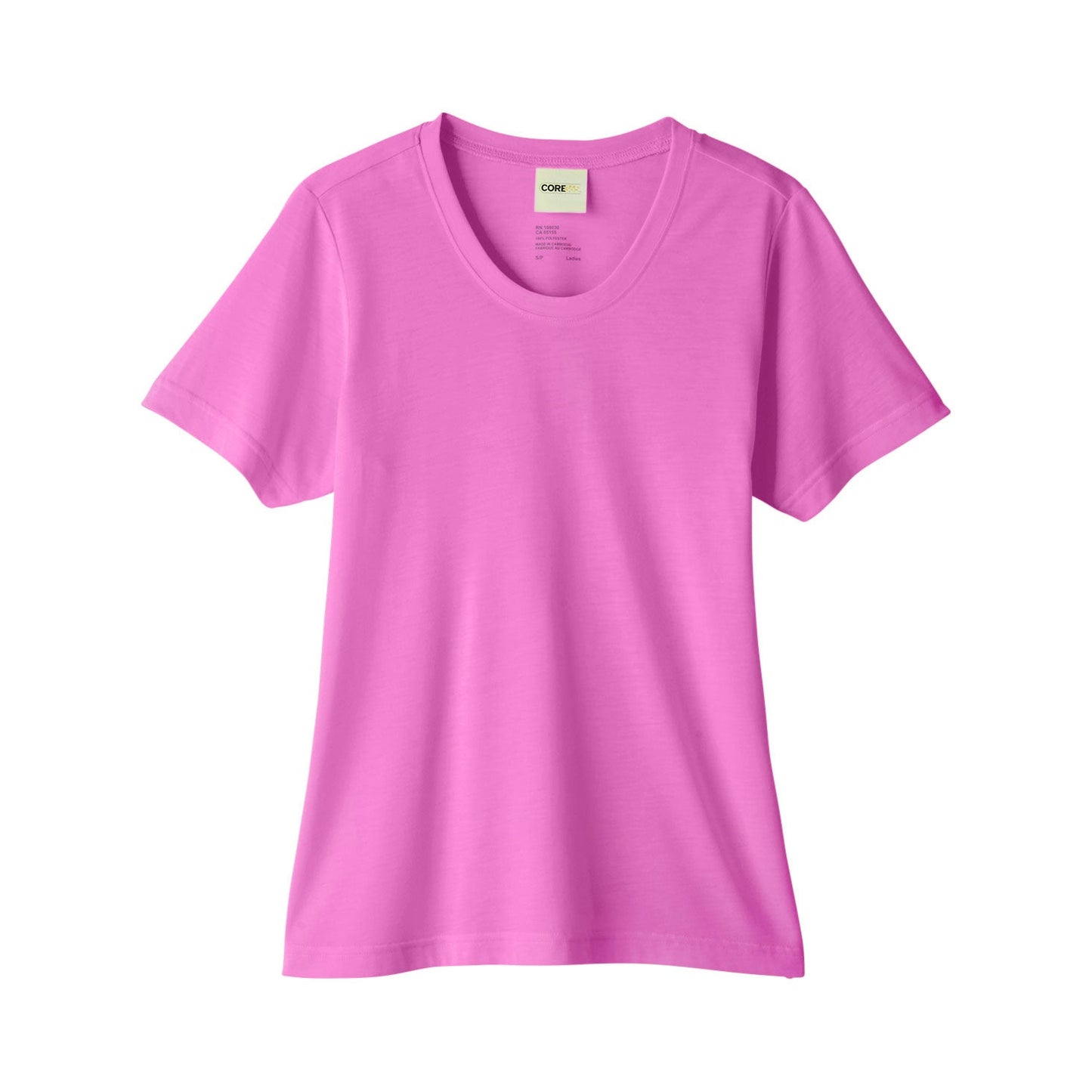 Black T-Shirts - Core 365 - Ladies Performance Soft