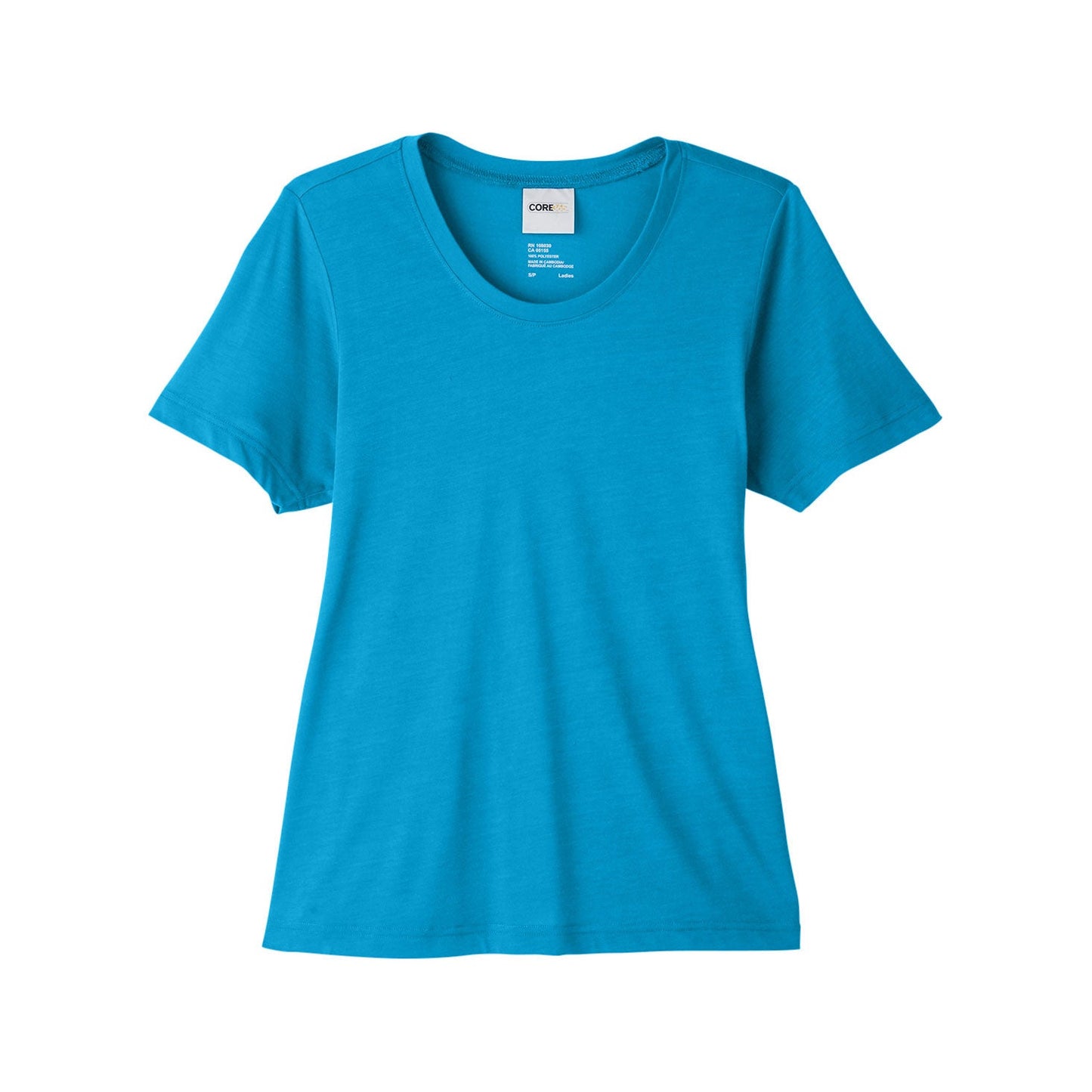 Black T-Shirts - Core 365 - Ladies Performance Soft
