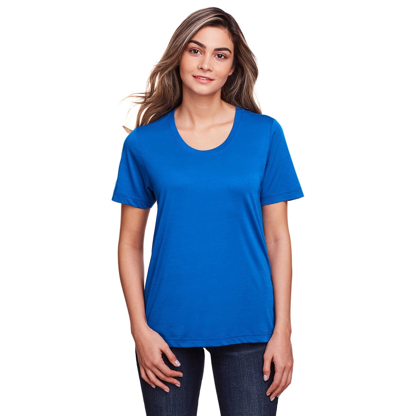 Black T-Shirts - Core 365 - Ladies Performance Soft