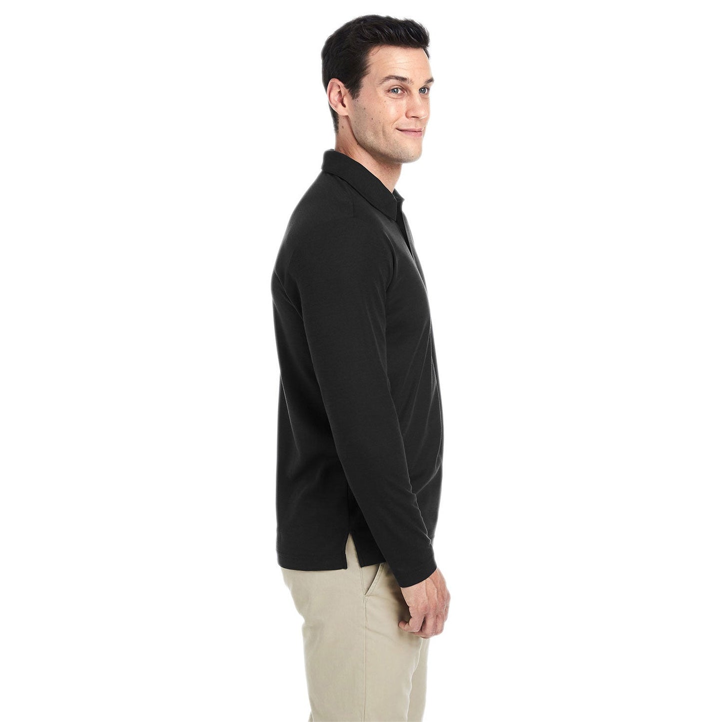 Black Polo Shirt - Core 365 - Moisture-Wicking Tech