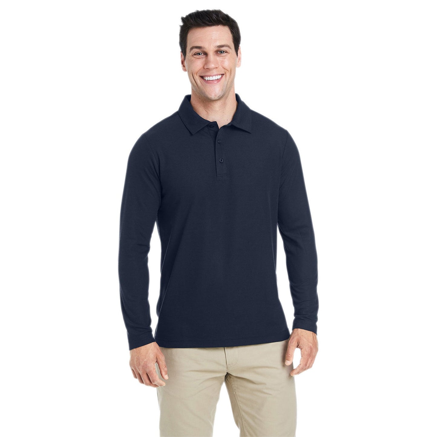 Black Polo Shirt - Core 365 - Moisture-Wicking Tech