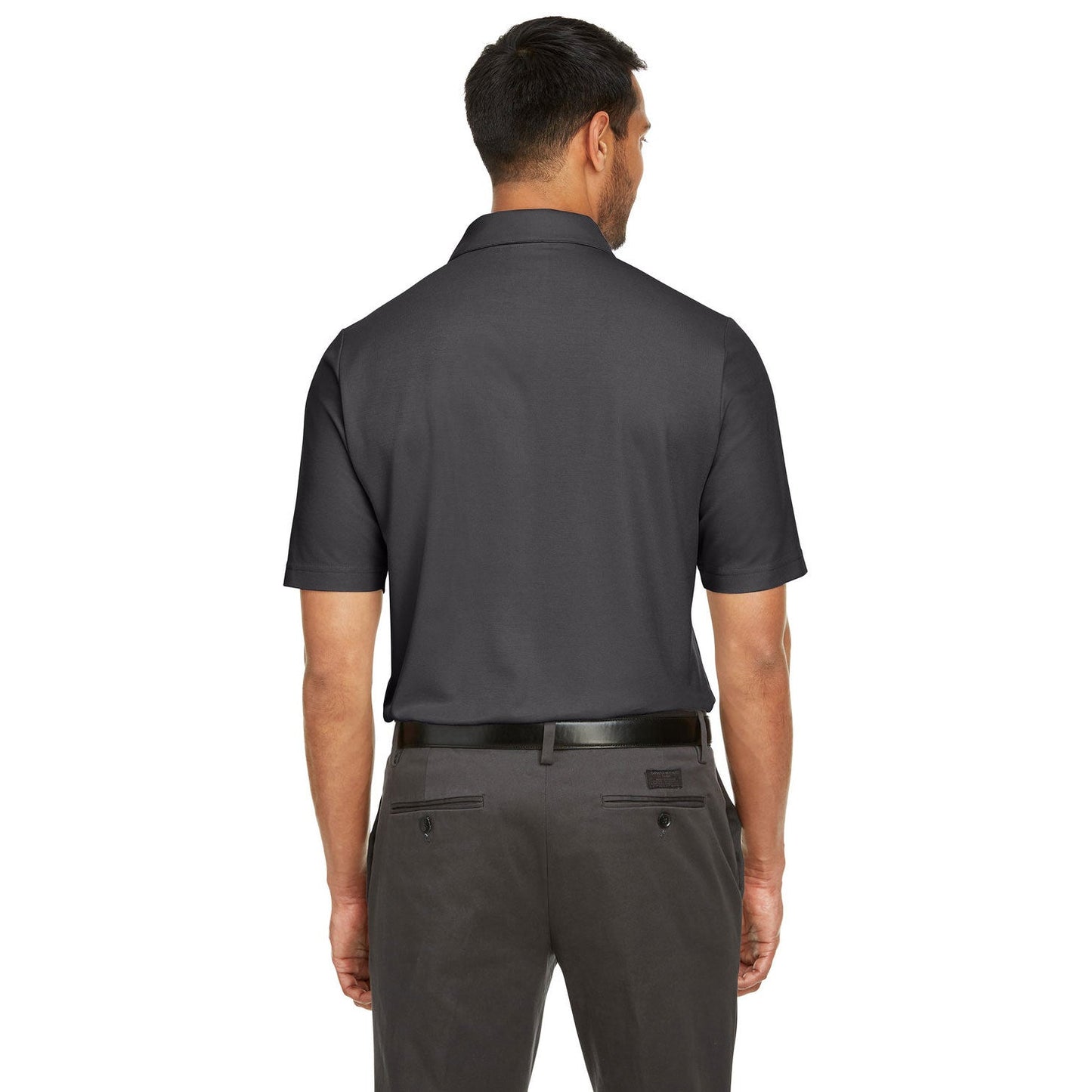 Black Polo Shirt - Core 365 - Soft Fusion Pique
