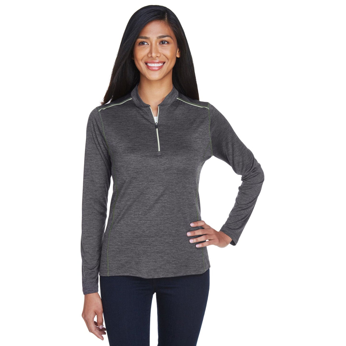 Carbon/Black Sweatshirt - Core 365 - Kinetic Performance