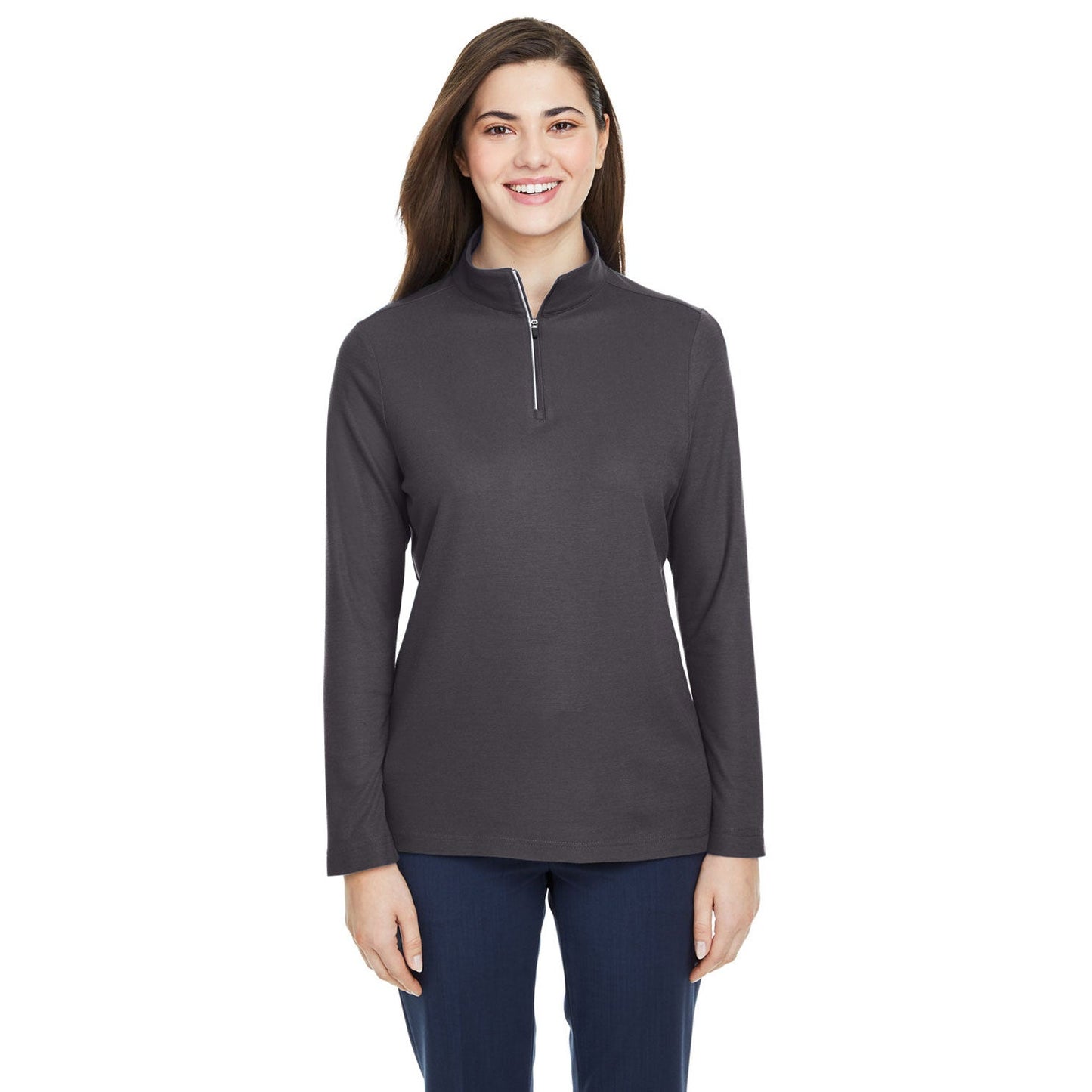 Black Sweatshirts - Core 365 - Soft Pique Quarter-Zip