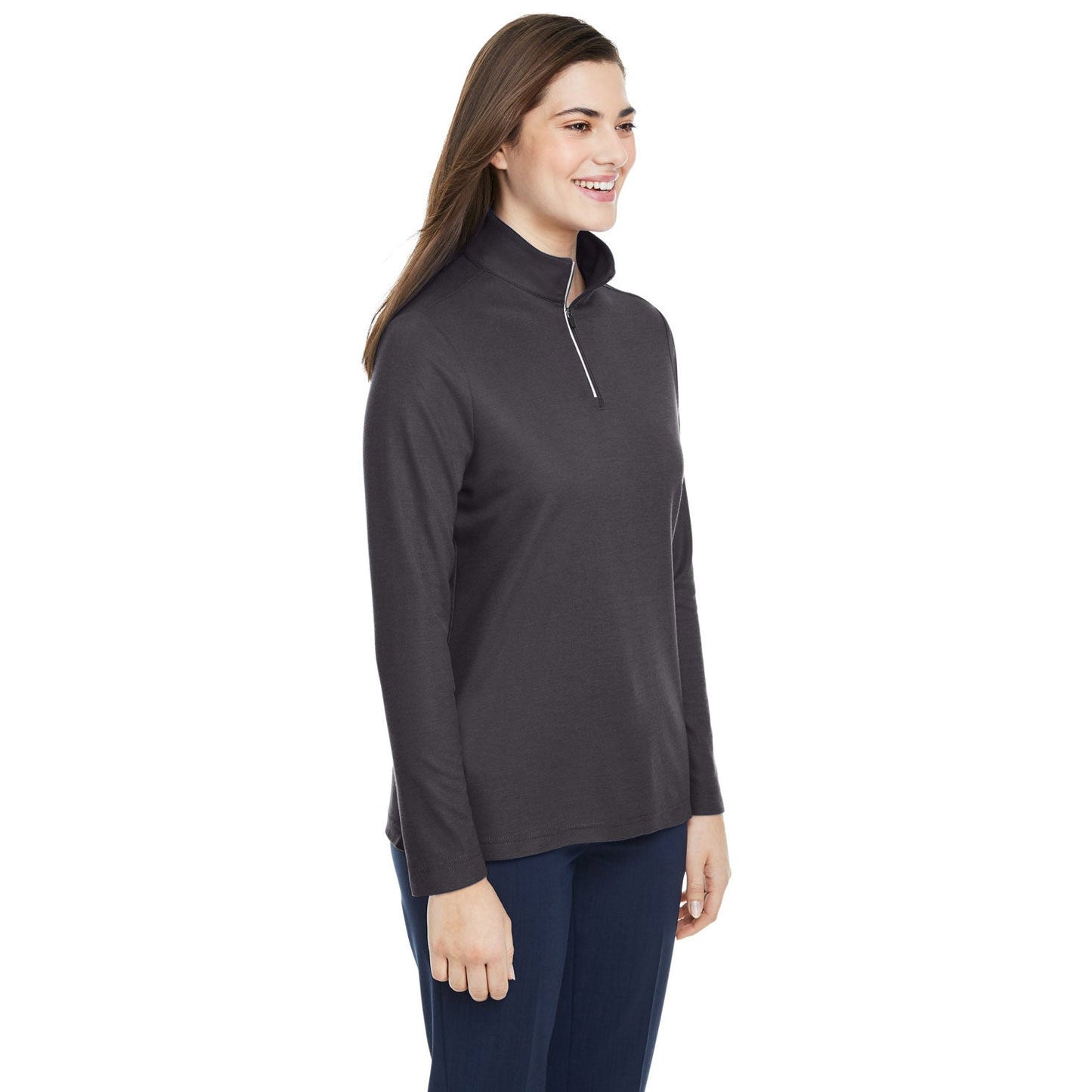 Black Sweatshirts - Core 365 - Soft Pique Quarter-Zip