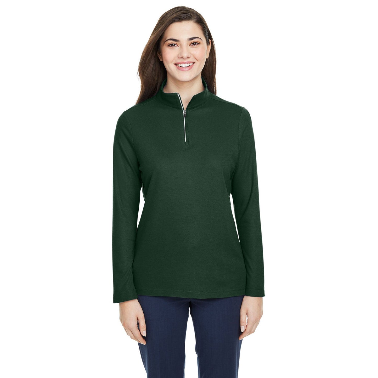 Black Sweatshirts - Core 365 - Soft Pique Quarter-Zip