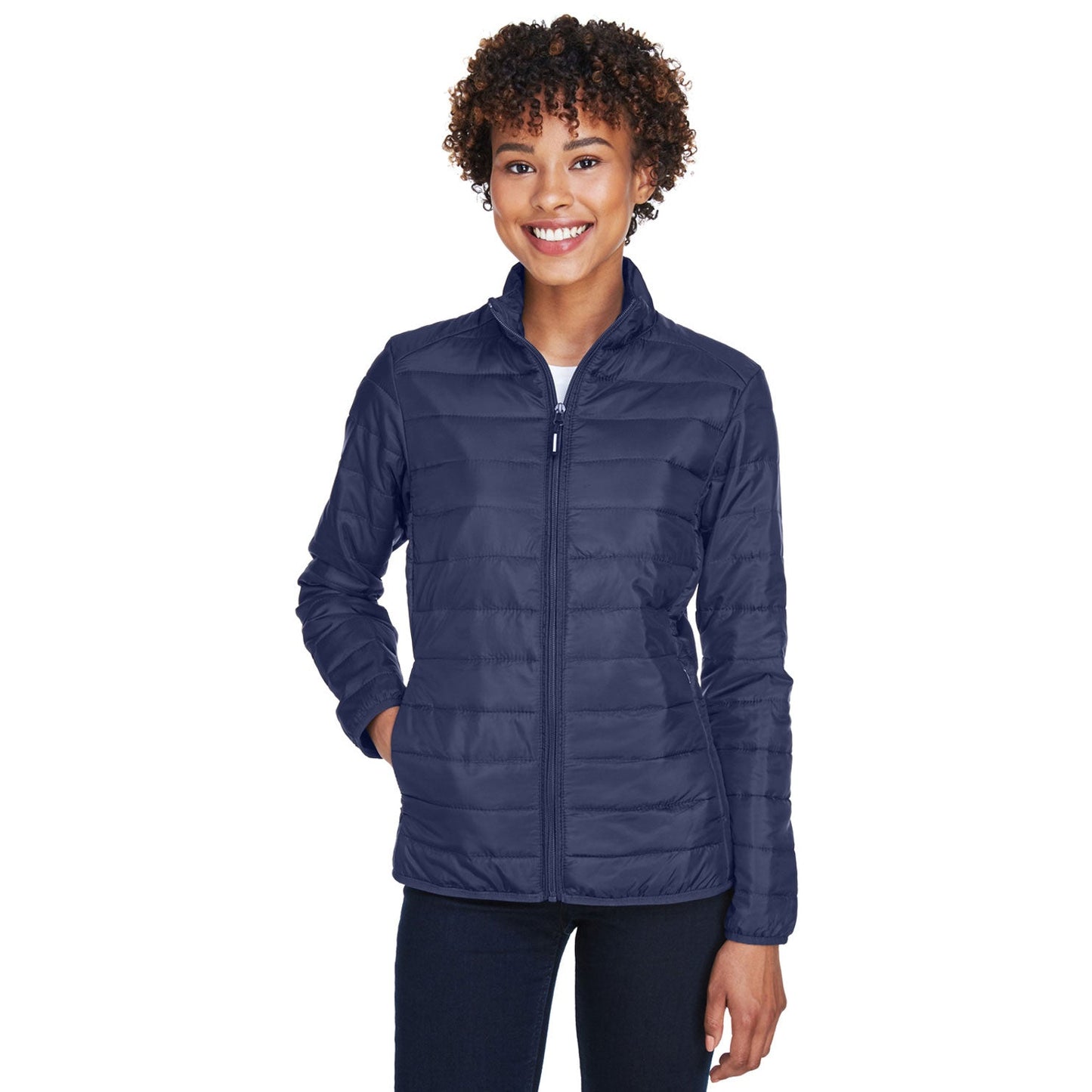 Black Packable Jacket - Core 365 - Lightweight Design