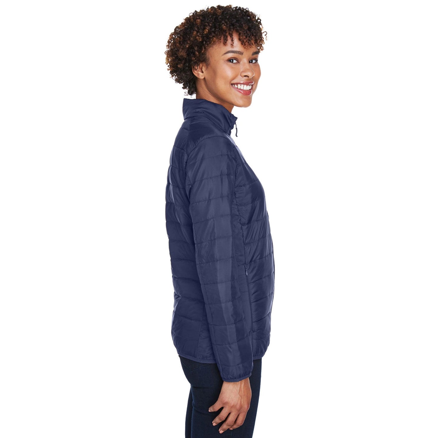 Black Packable Jacket - Core 365 - Lightweight Design