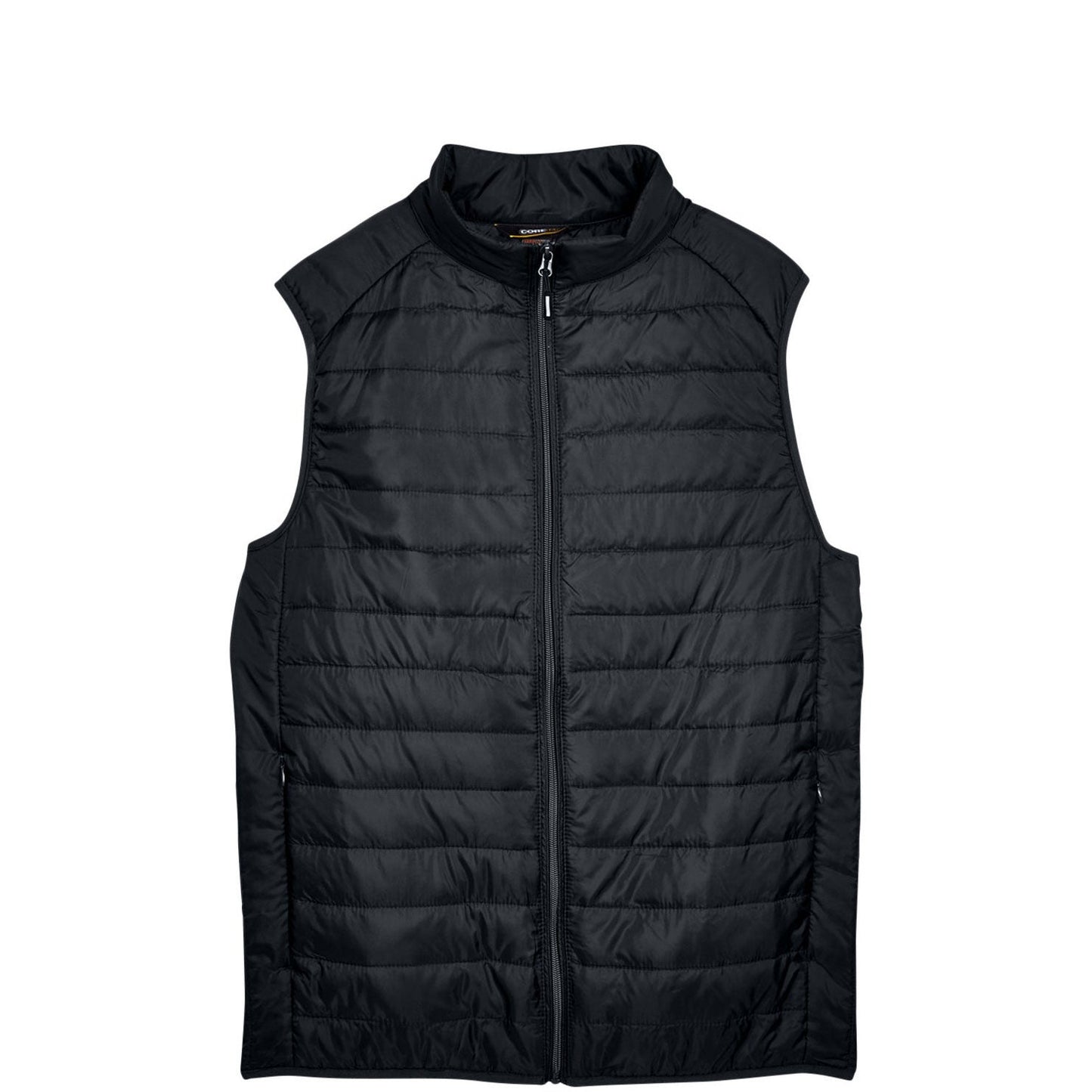 Black Puffer Vest - Core 365 - Packable Design