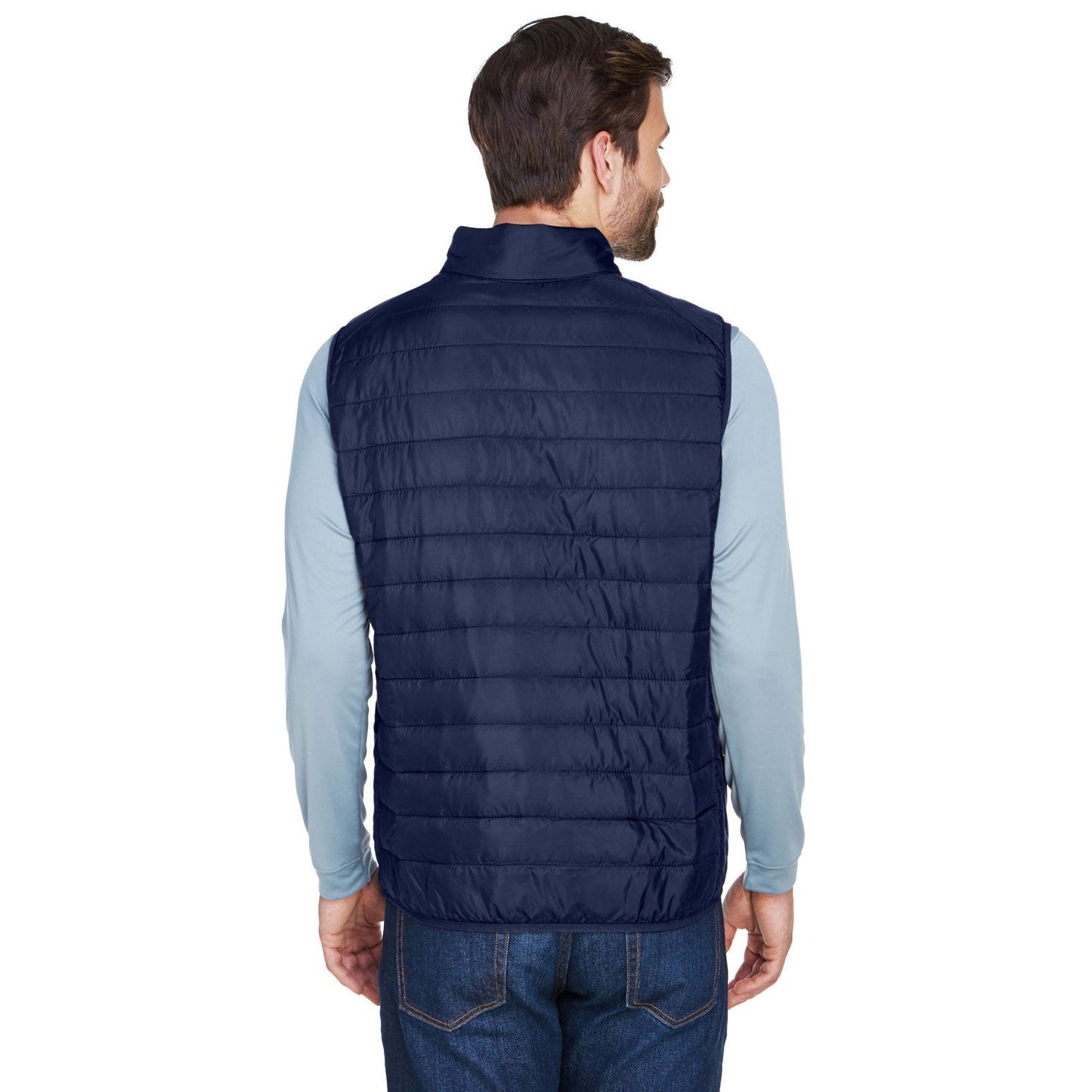 Black Puffer Vest - Core 365 - Packable Design