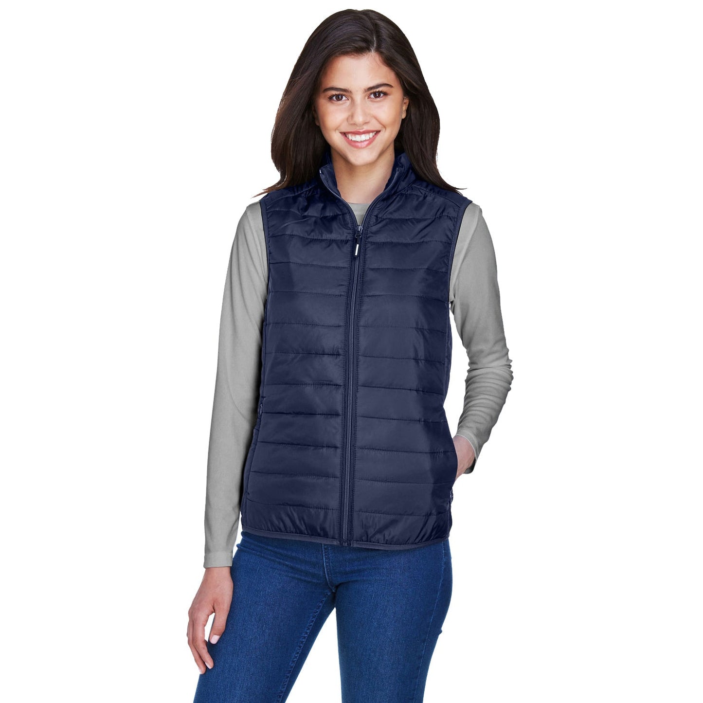 Black Vests - Core 365 - Packable Insulated Style