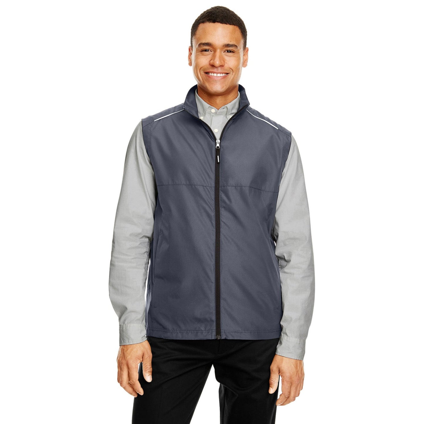 Black Vests - Core 365 - Lightweight Water-Resistant
