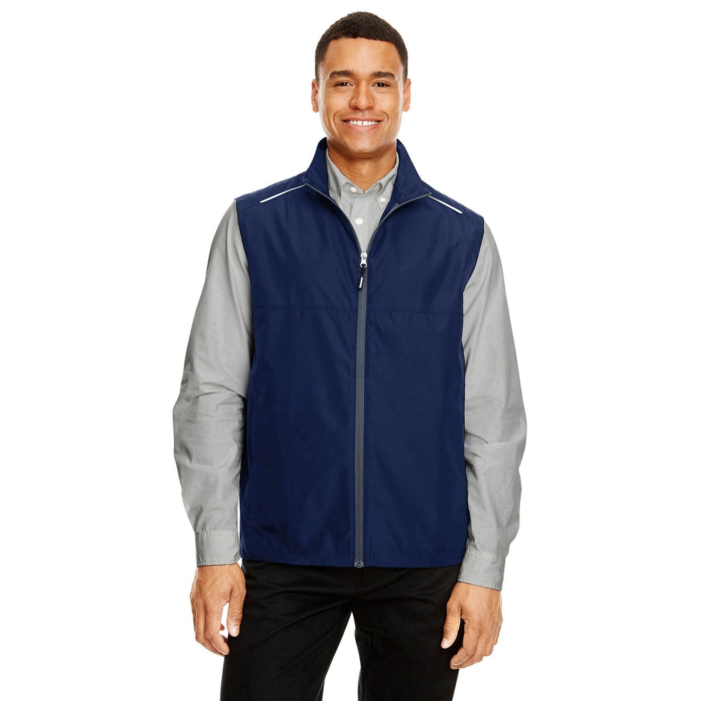 Black Vests - Core 365 - Lightweight Water-Resistant