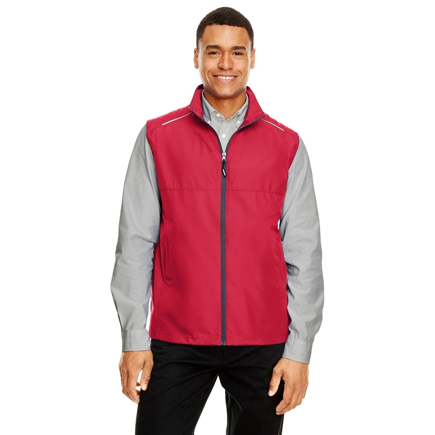 Black Vests - Core 365 - Lightweight Water-Resistant