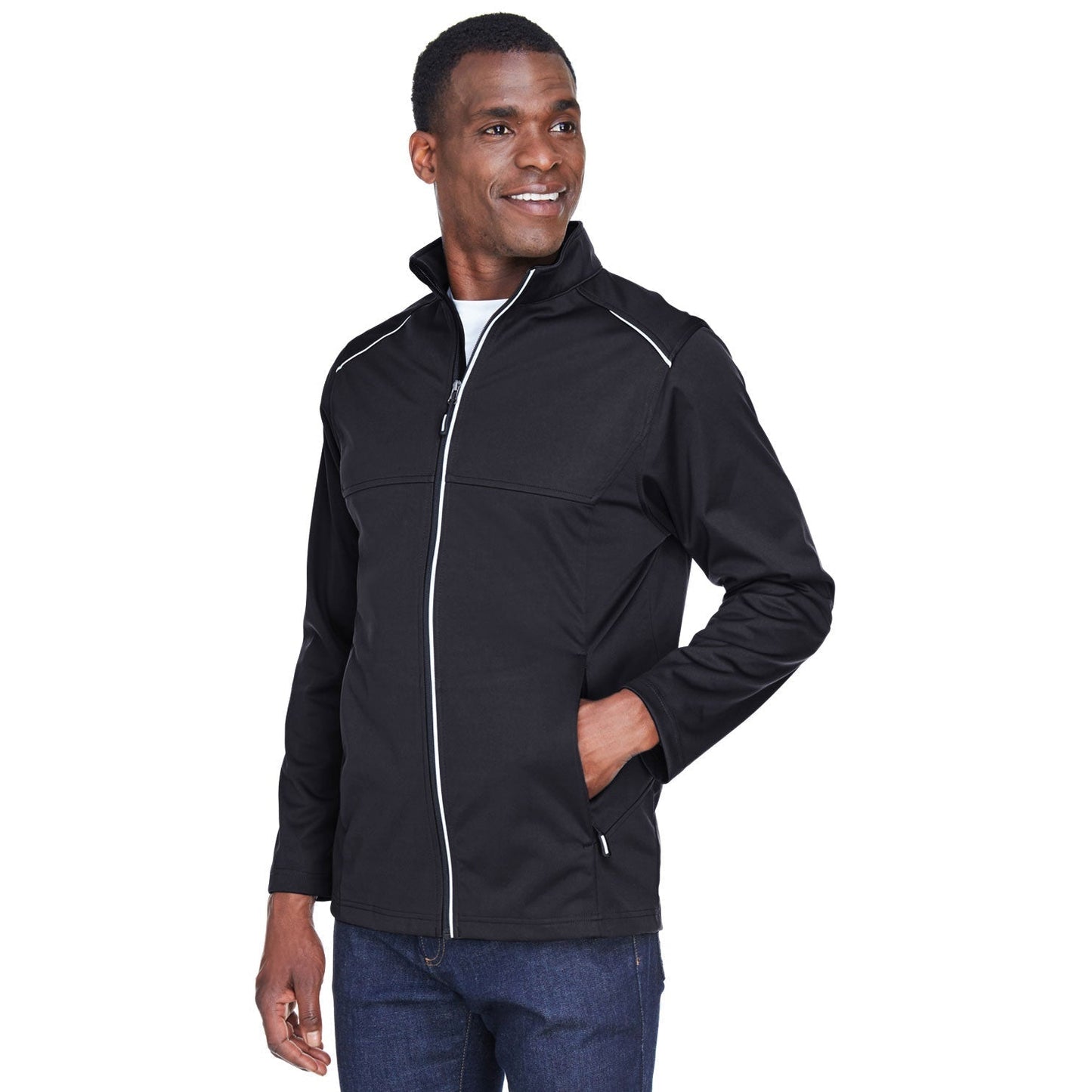 Black Jackets | Core 365 | Stylish Tech-Shell - Core 365 - Waterproof Design