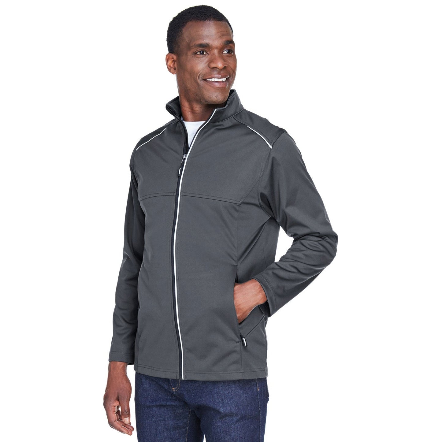 Black Jackets | Core 365 | Stylish Tech-Shell - Core 365 - Waterproof Design