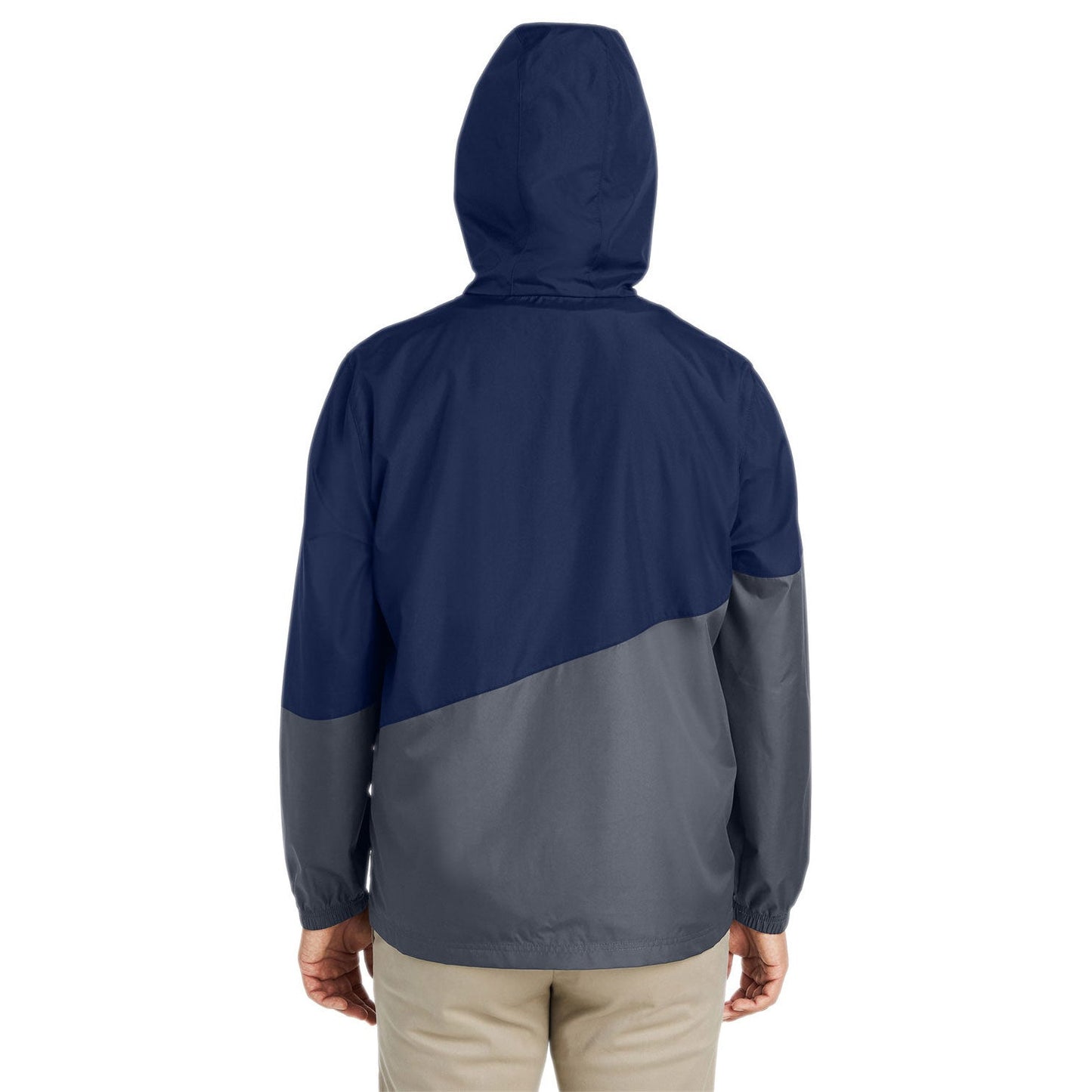 Black/Carbon Windbreaker - Core 365 - Colorblock Design