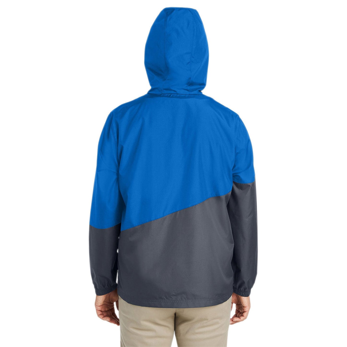 Black/Carbon Windbreaker - Core 365 - Colorblock Design