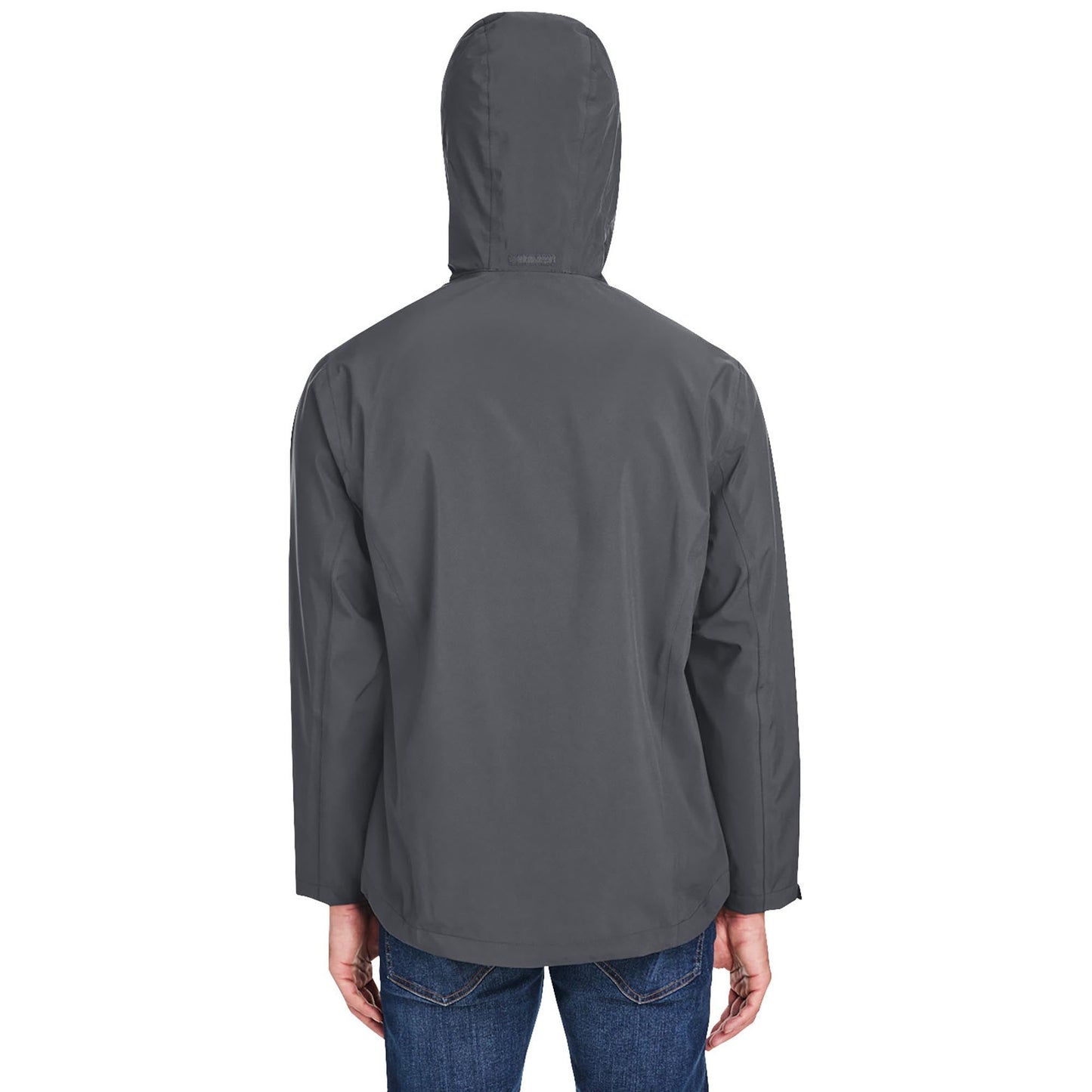 Black Packable Jacket - Core 365 - Waterproof Design