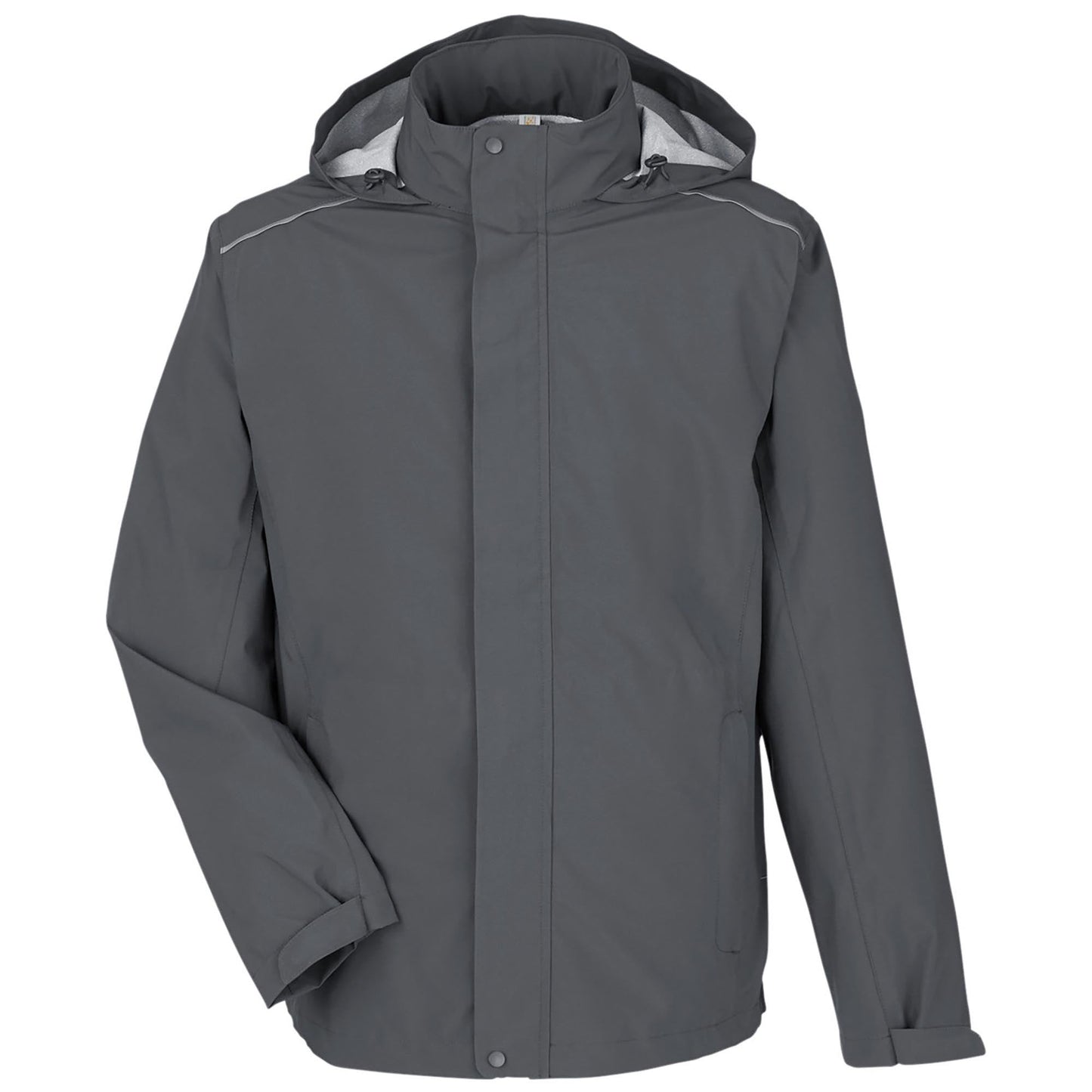 Black Packable Jacket - Core 365 - Waterproof Design