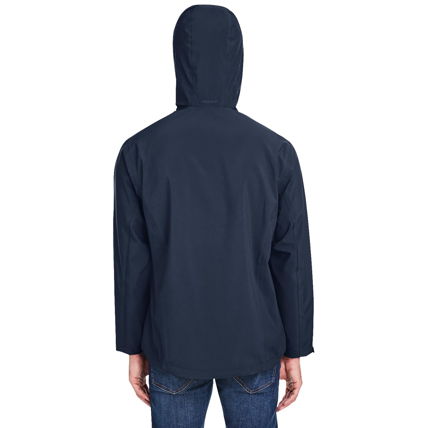 Black Packable Jacket - Core 365 - Waterproof Design