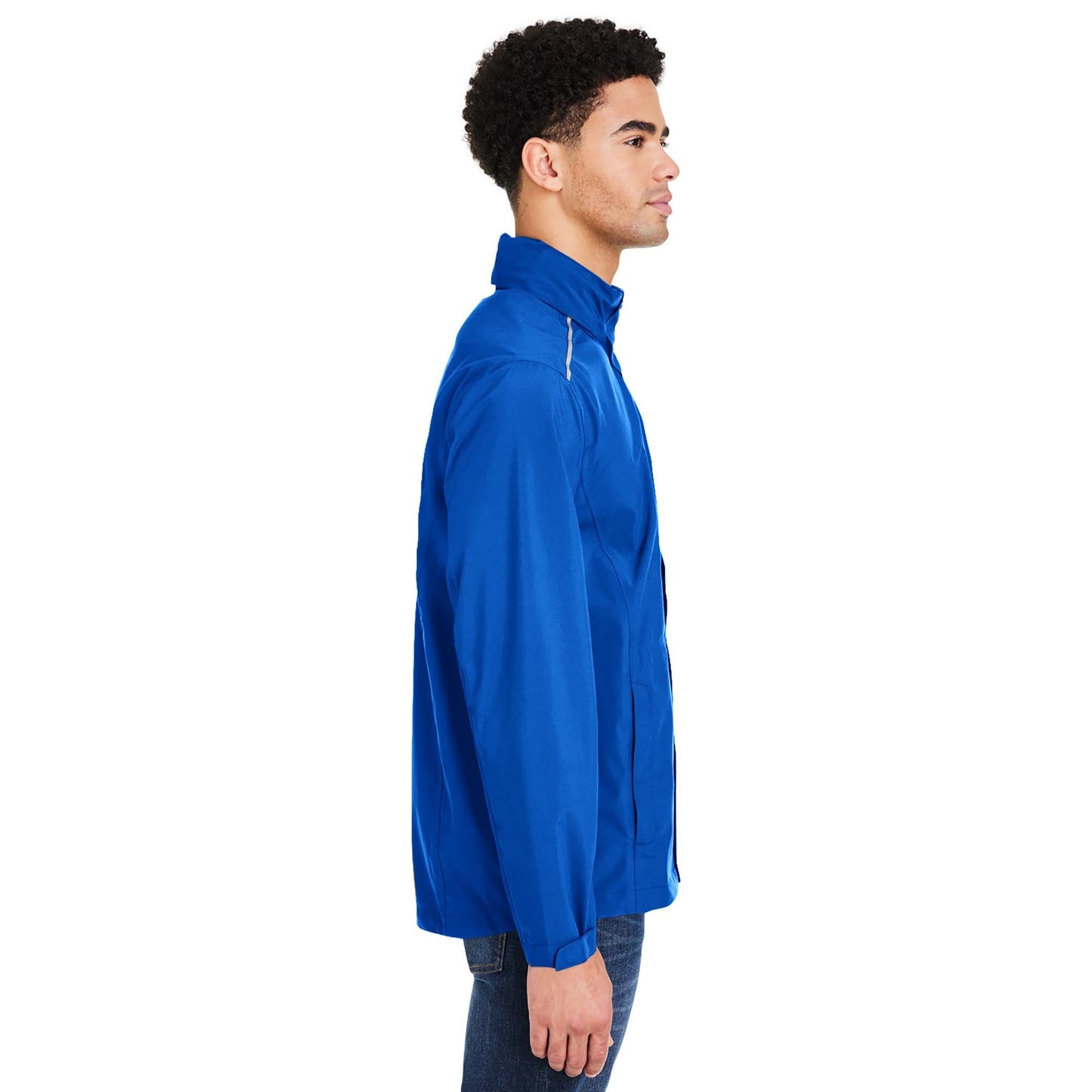 Black Packable Jacket - Core 365 - Waterproof Design