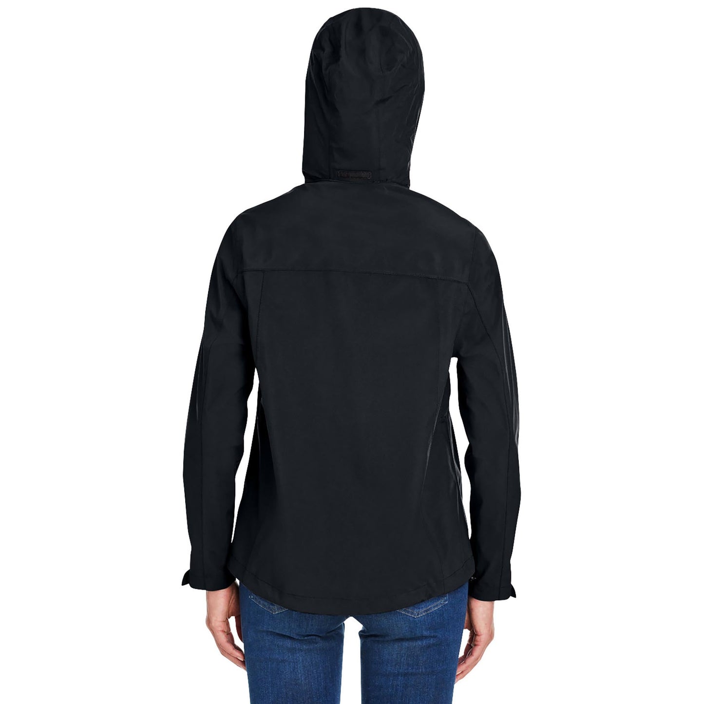 Black Packable Jacket - Core 365 - Waterproof Design
