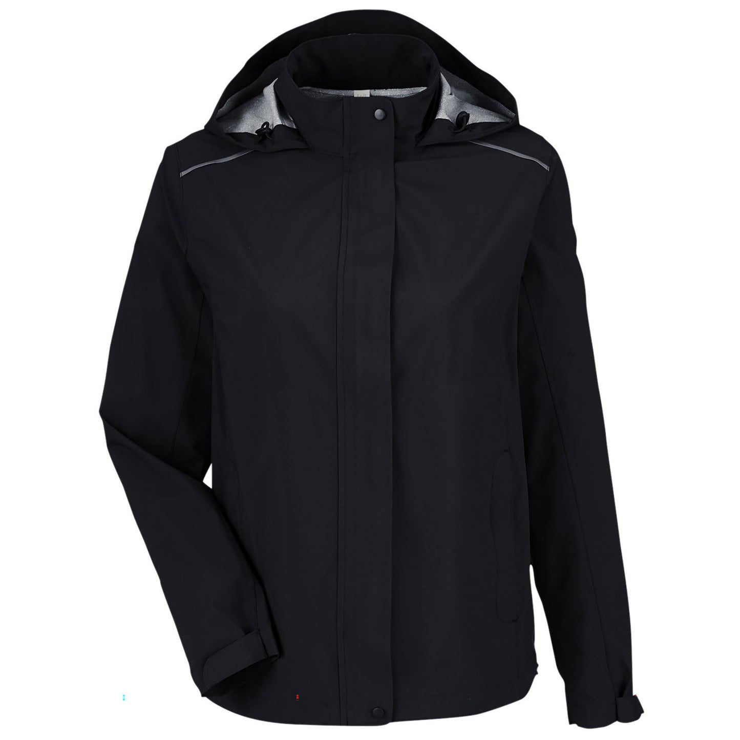 Black Packable Jacket - Core 365 - Waterproof Design