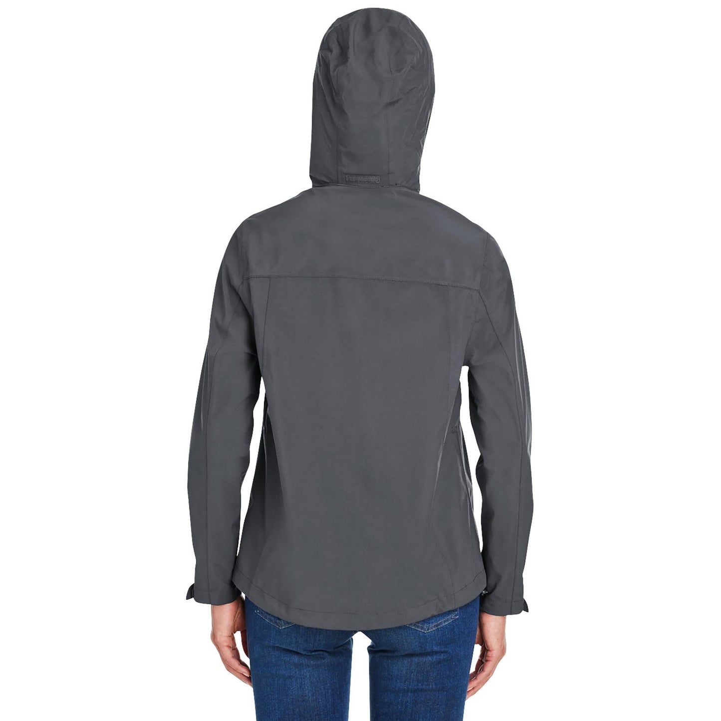 Black Packable Jacket - Core 365 - Waterproof Design