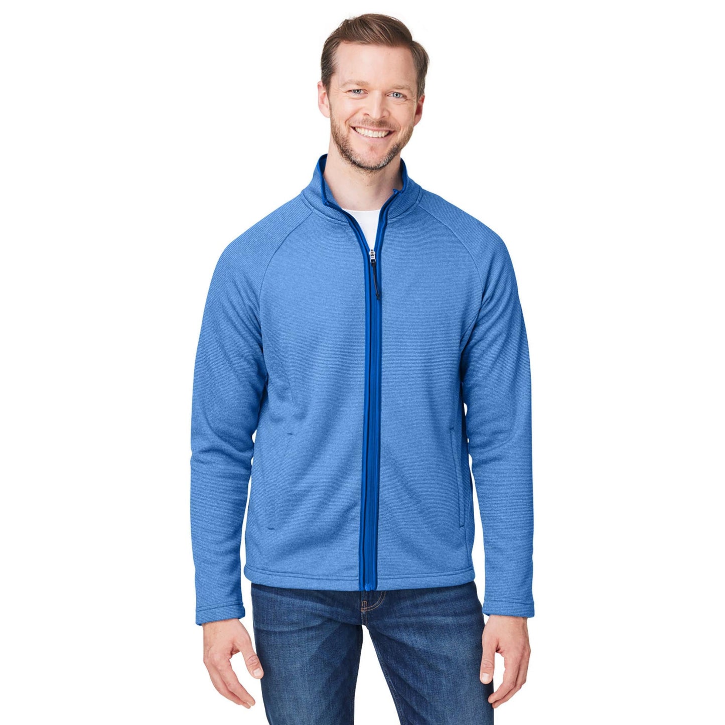 Black/White Jacket - Core 365 - Comfortable Knit
