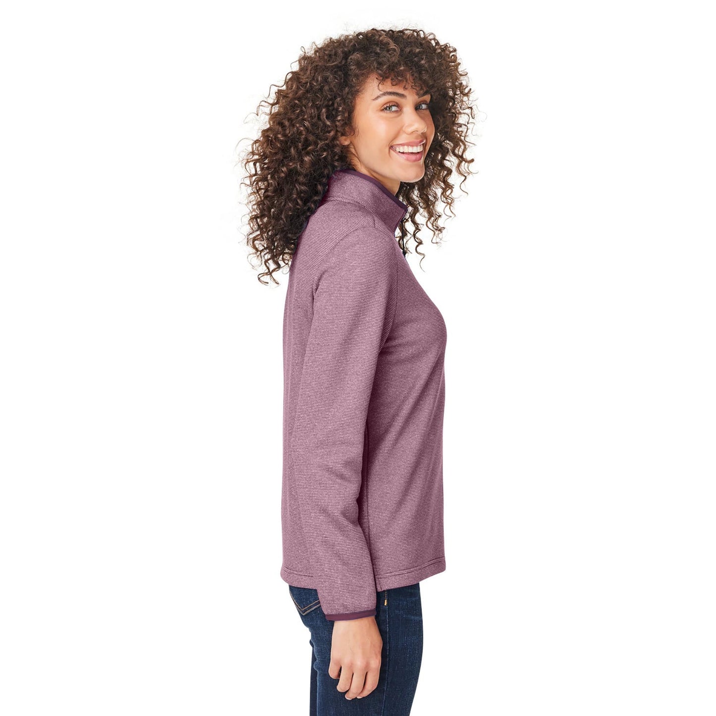 Black/White Jacket - Core 365 - Heathered Stripe