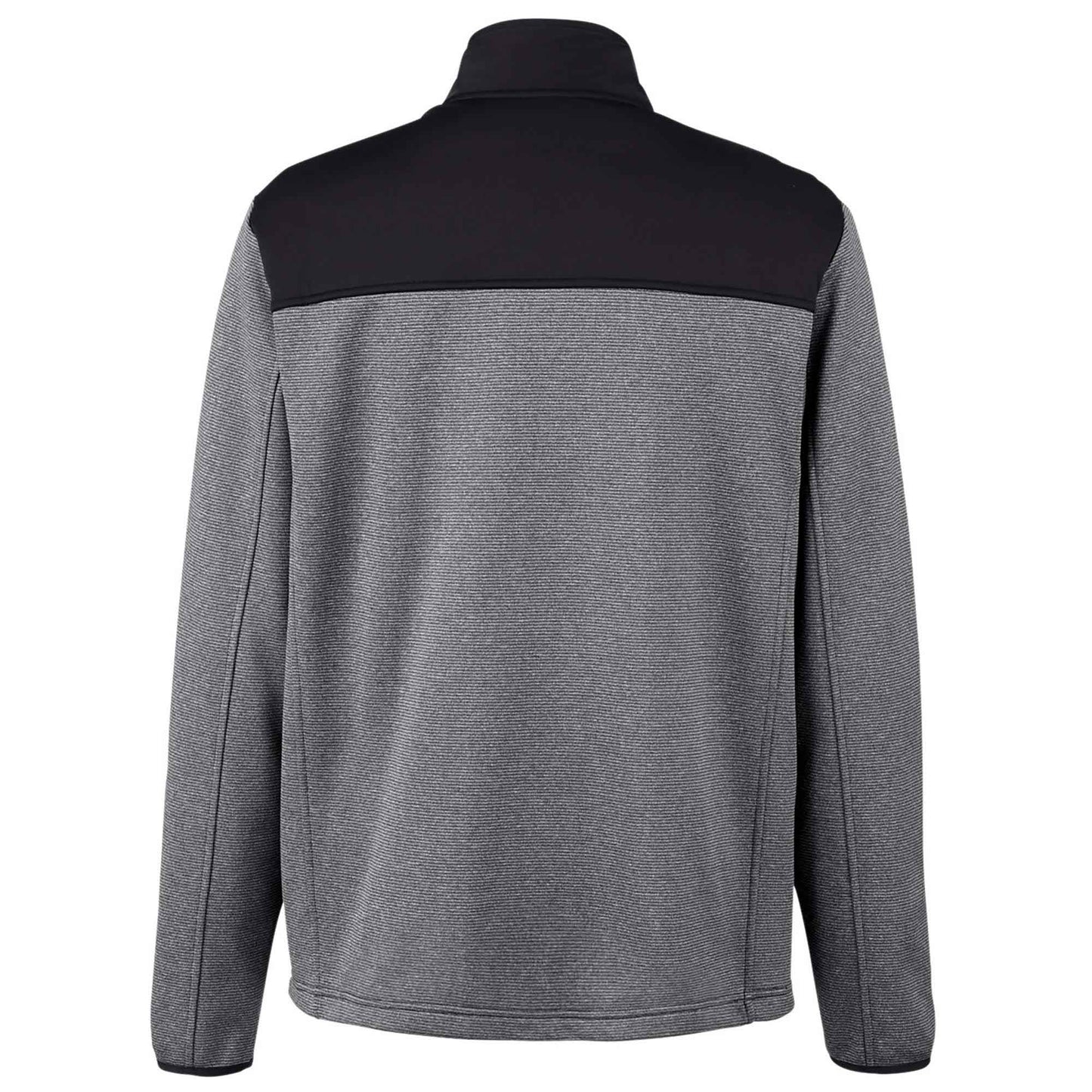 Black/White Jackets - Core 365 - Heathered Stripe Hybrid