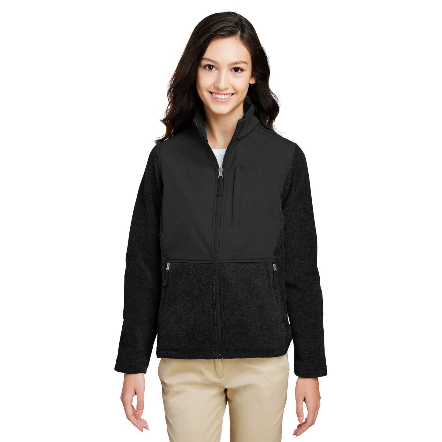 Black Sweatshirt - Core 365 - Hybrid Design