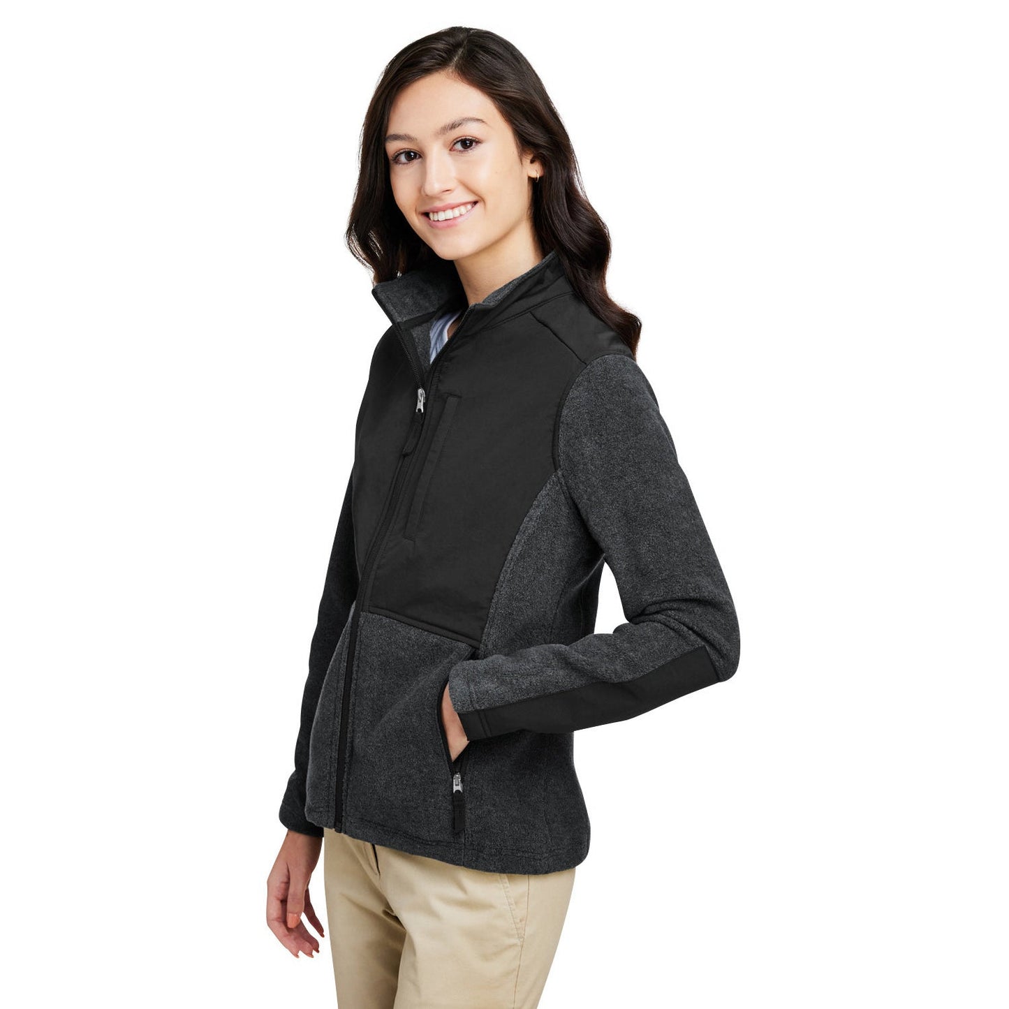 Black Sweatshirt - Core 365 - Hybrid Design