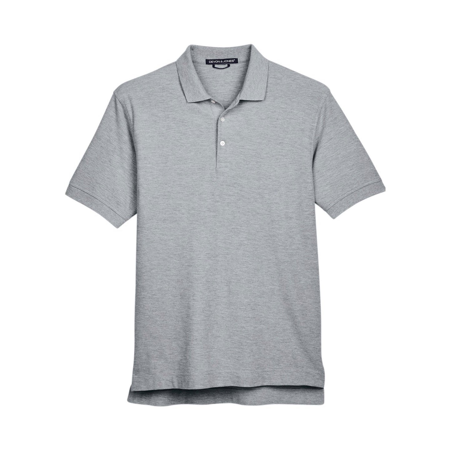 Black Polo Shirt - Devon & Jones - Pima Cotton Soft