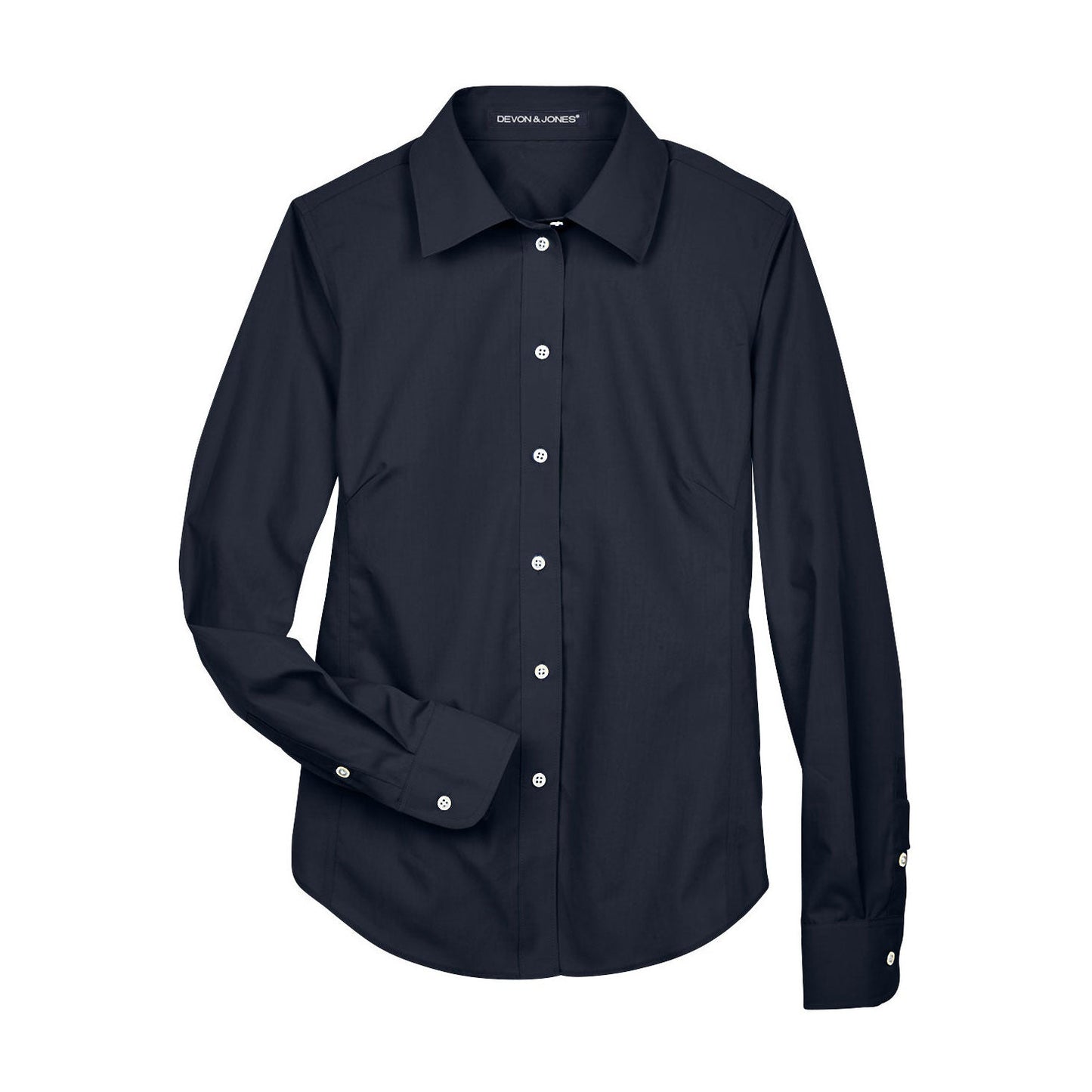 Black Button Up Shirts - Devon & Jones - Woven Broadcloth