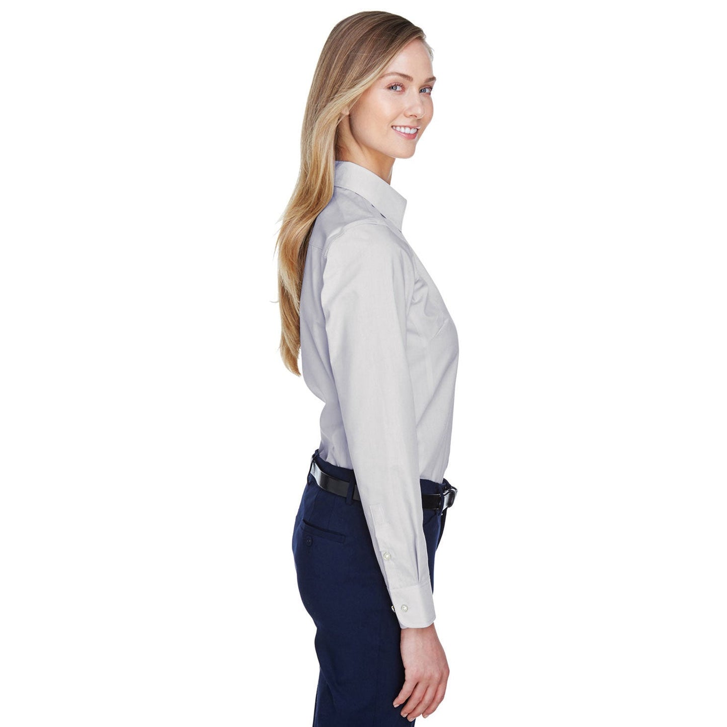 Black Button Up Shirts - Devon & Jones - Woven Broadcloth