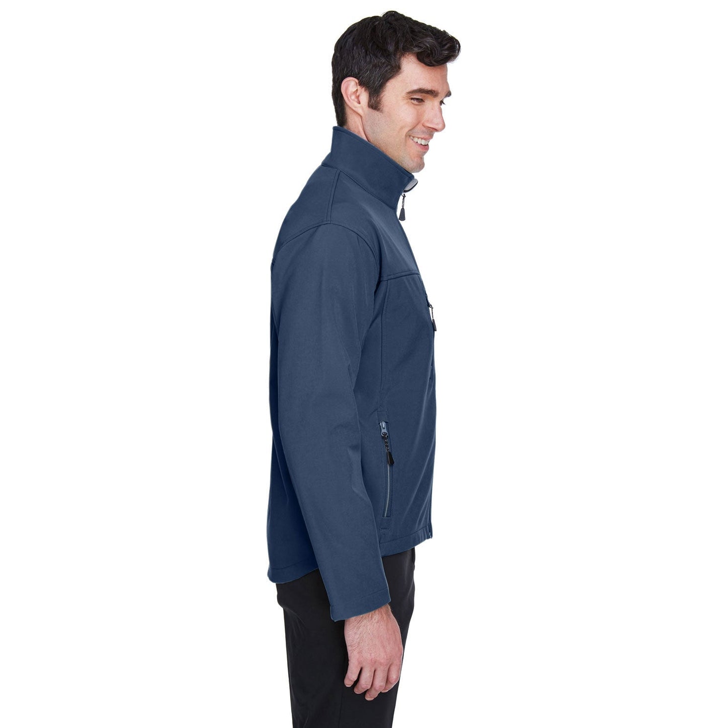 Black Soft Shell Jacket - Devon & Jones - Waterproof Design
